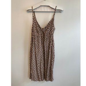 Splendid Tan Polka Dot Sundress - Size M